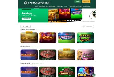 Casino Solverde Online - Lobby - CasinoPortugal.Online
